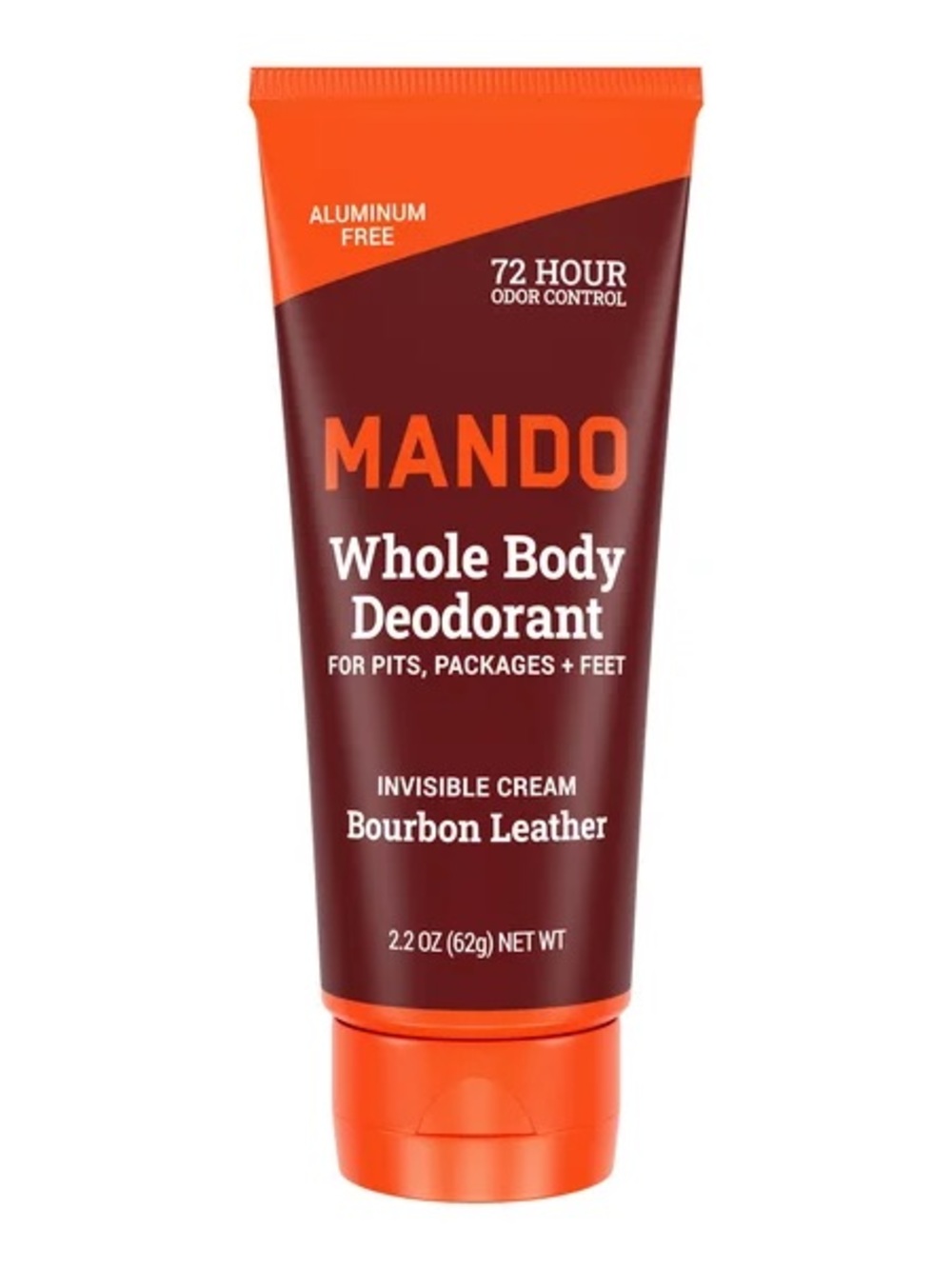 MANDO Whole Body Deodorant Invisible Cream - Bourbon Leather